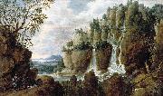 UDEN, Lucas van Alpine Landscape oil painting artist